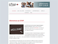Tablet Screenshot of cfap.fr